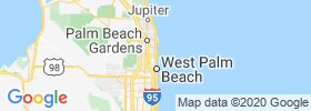 Riviera Beach map